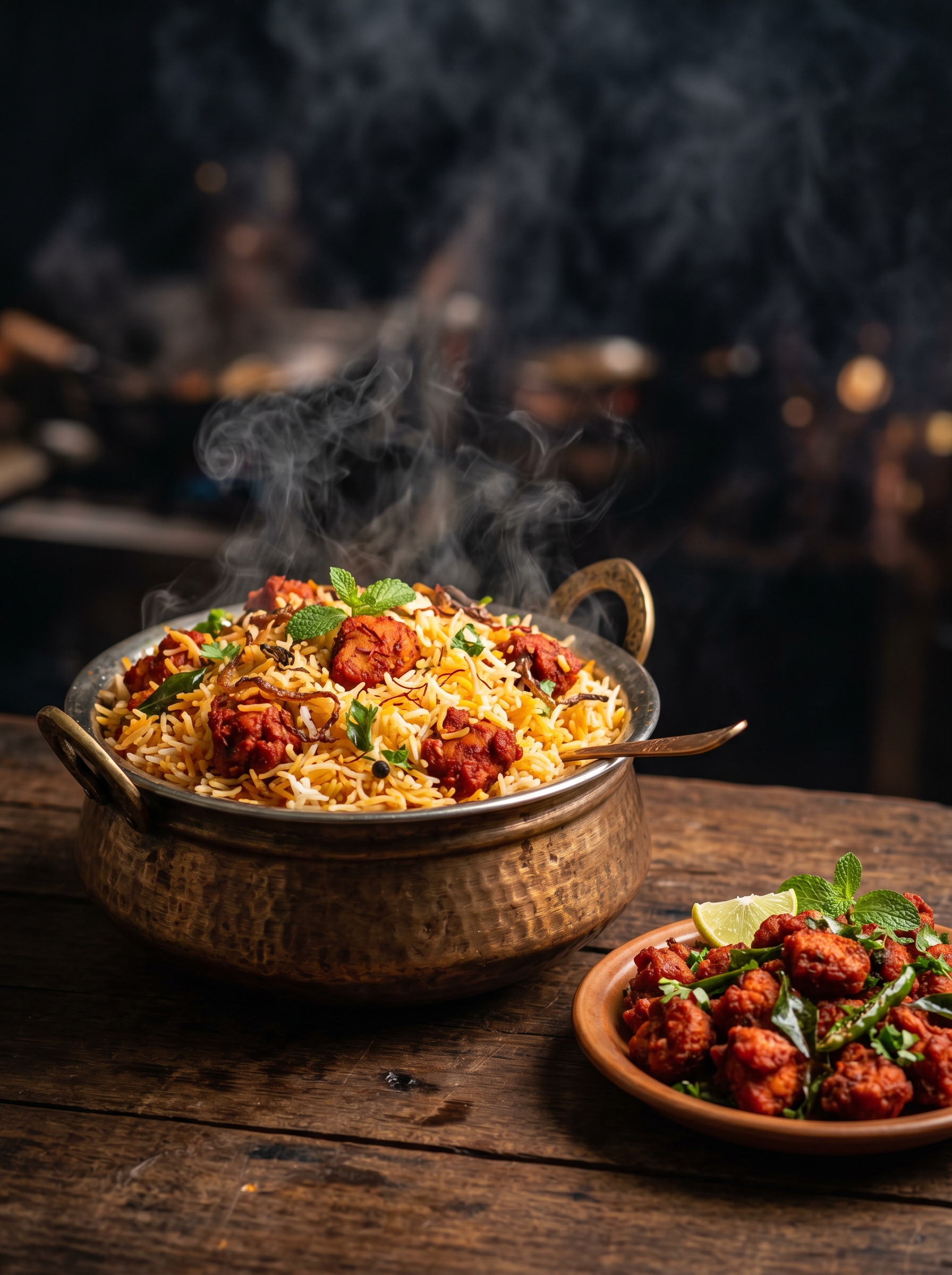 Zafrani Chicken 65 Biryani